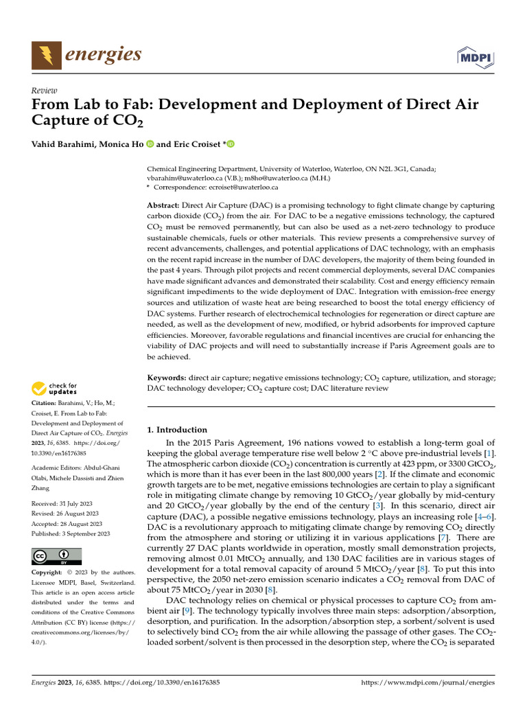 From lab to fab development and deployment of dire pdf adsorption