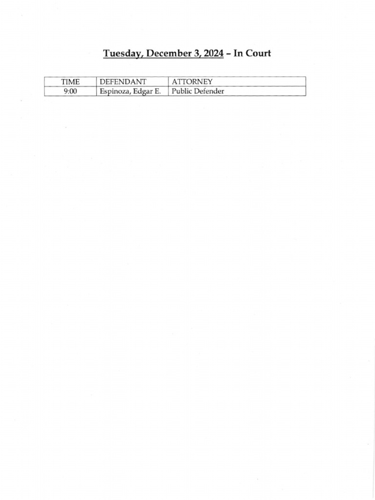 Jefferson county court calendar dec 3 2024 pdf