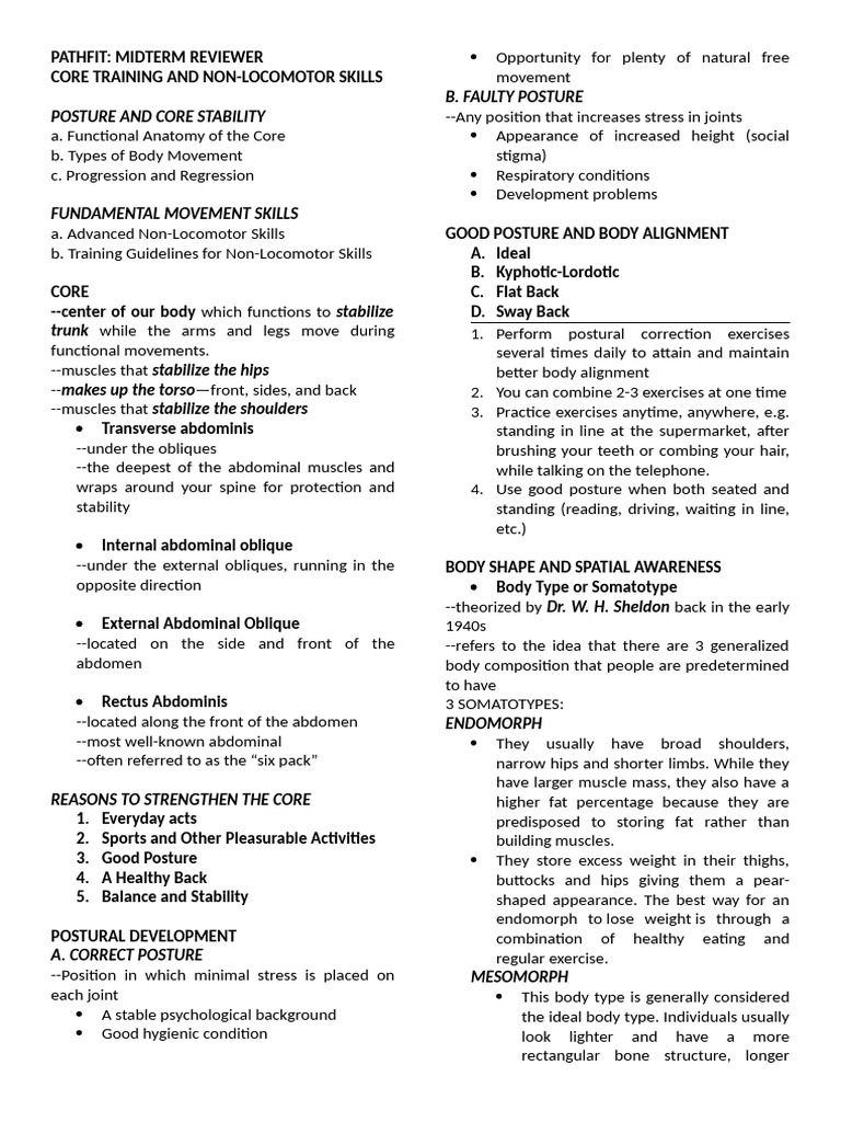 PATHFIT | PDF | Anatomical Terms Of Motion | Human Anatomy