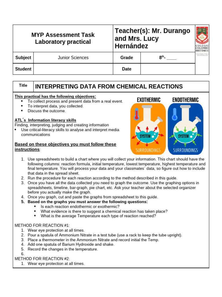 Crit C Exo - Endo Lab | PDF | Validity (Statistics) | Hypothesis
