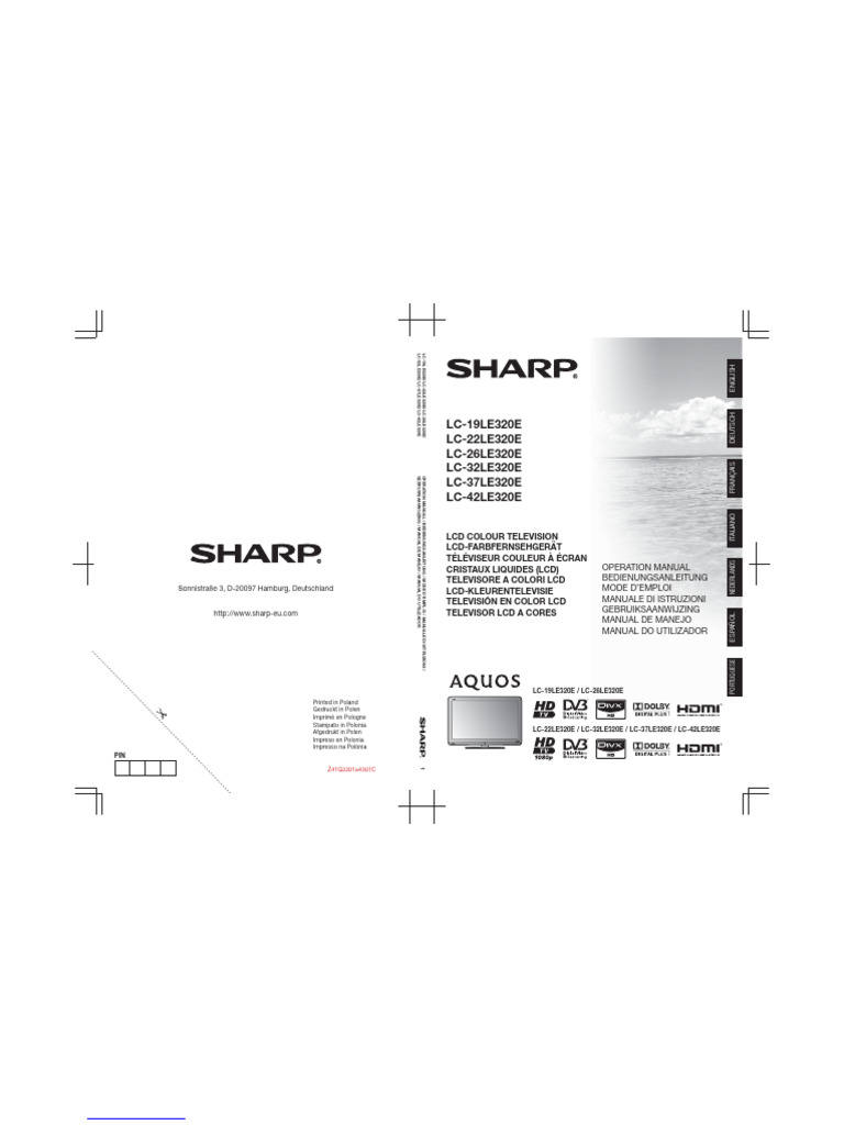 Sharp Electronics (Europe) GMBH Sharp Corporation | PDF