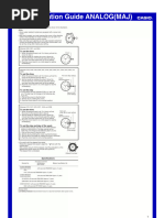 Manuel D'instructions Casio Edifice 5303 - Multilingue - état Comme Neuf
