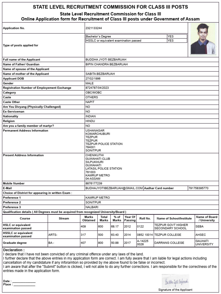 SLRC Class III Application Overview | PDF | Justice | Crime & Violence
