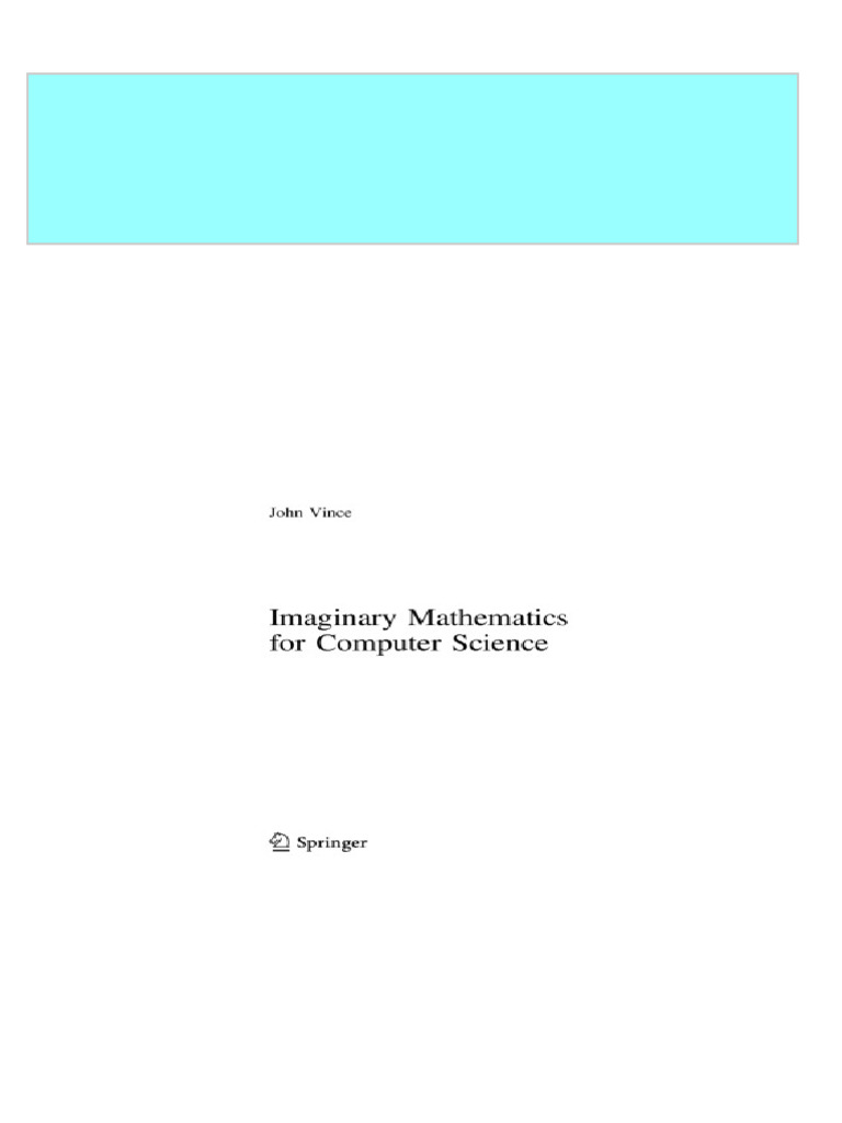 Download complete imaginary mathematics for computer science 1st