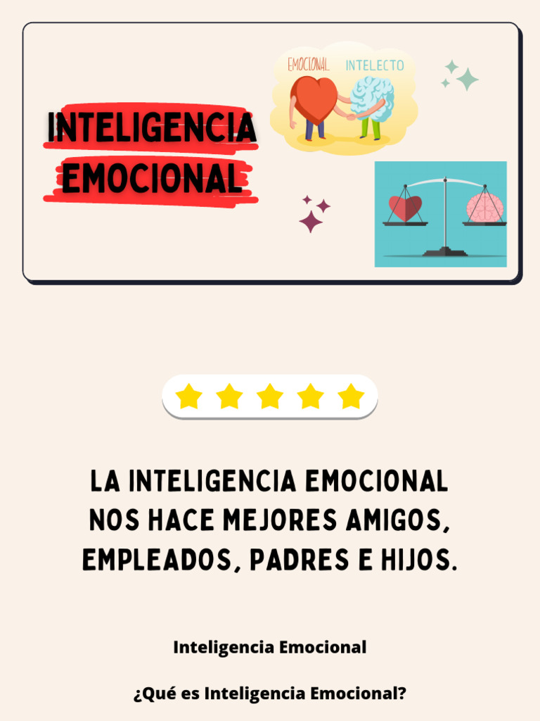 Inteligencia Emocional | PDF | Las emociones | Inteligencia emocional
