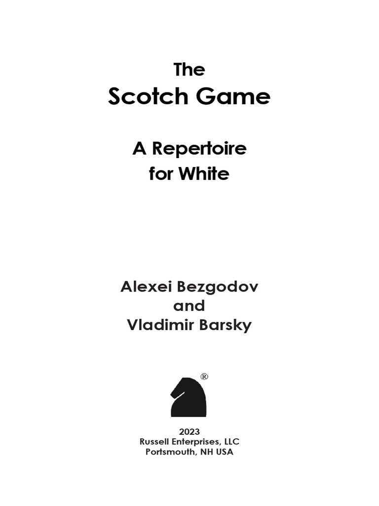 Scotch Game Opening Guide for White | PDF | Chess Openings | Chess