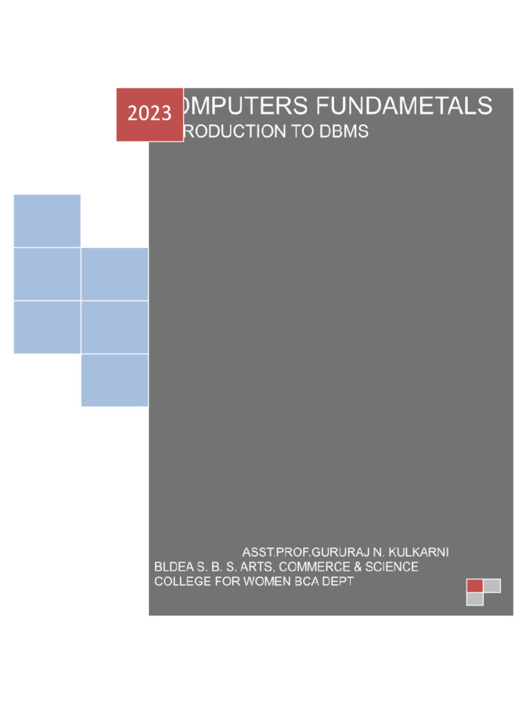 Understanding Data and Database Systems | PDF | Databases | Relational ...
