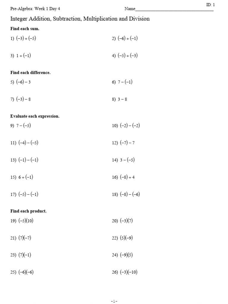 9.5 Adding and Subtracting Real Numbers | PDF | Mathematical Concepts ...