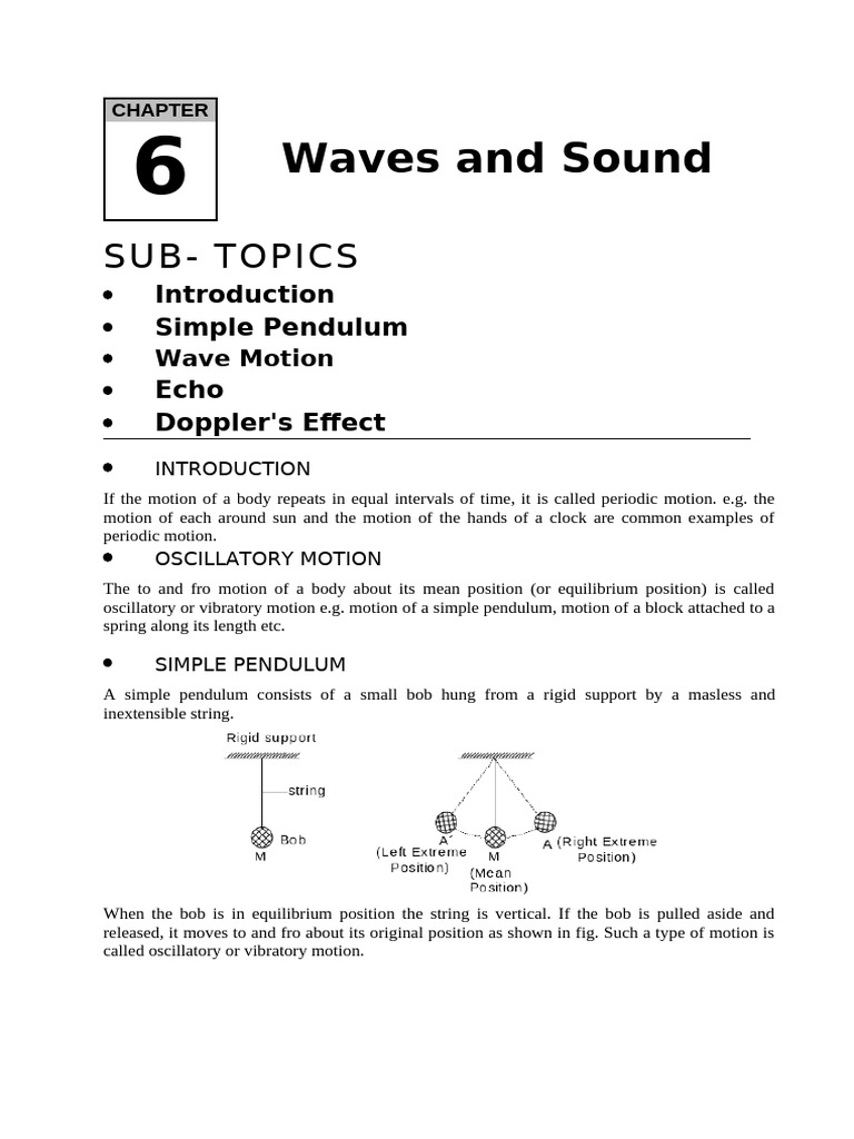 06 Waves and Sound - 53-77 | PDF | Waves | Sound