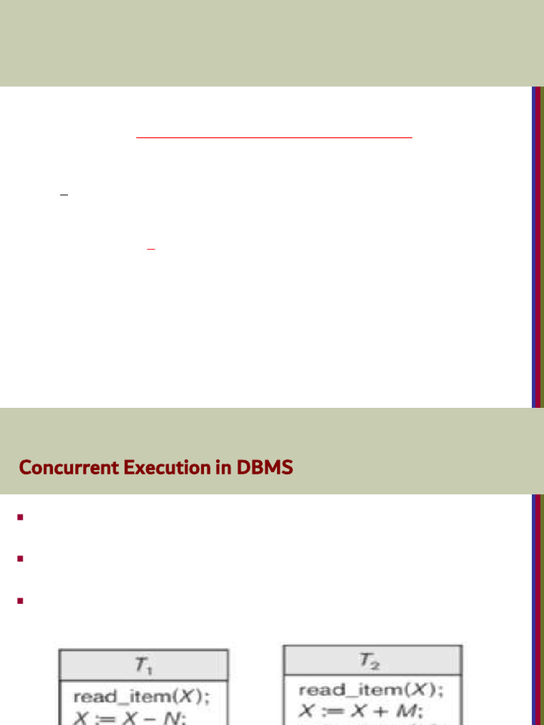 Unit -4 - part 3 | PDF | Database Transaction | Concurrent Computing