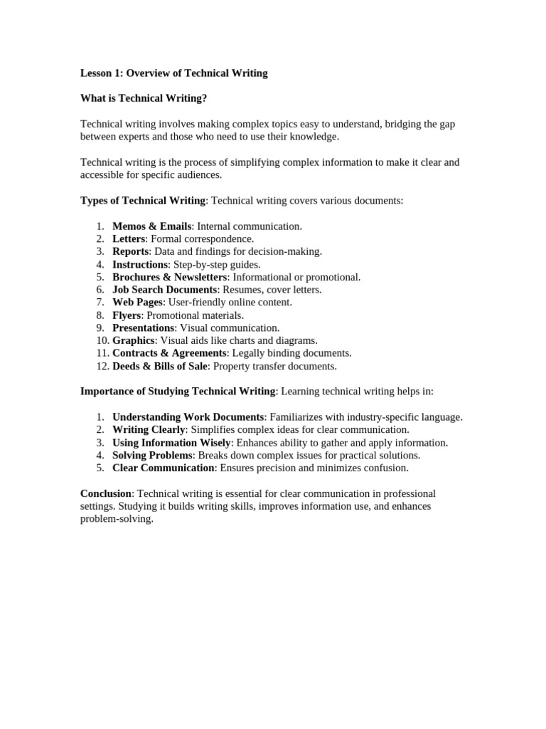 technical writing | PDF | Communication | Editing