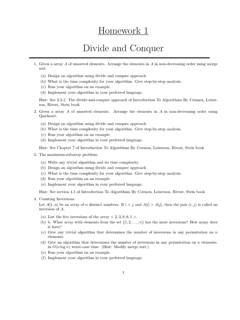 Homework 1 | PDF