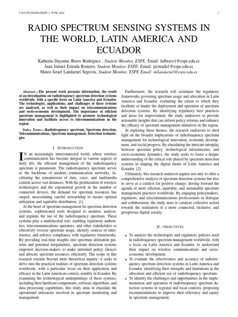 Radiofrecuencia | PDF | Radio Spectrum | Ultra High Frequency