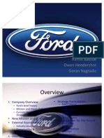 Ford Strategic Plan Analysis