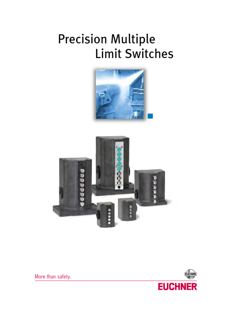 Precision Multiple Limit Switches Guide | PDF | Switch | Automation