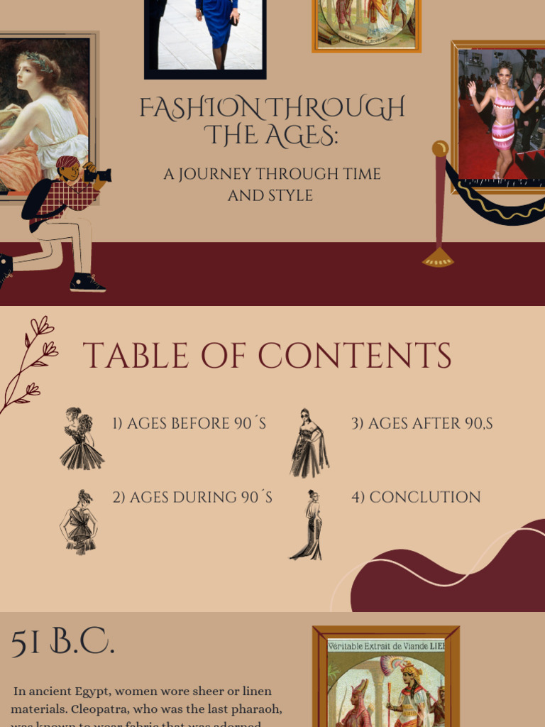 Fashion Evolution Through the Ages | PDF | Dress | Fashion