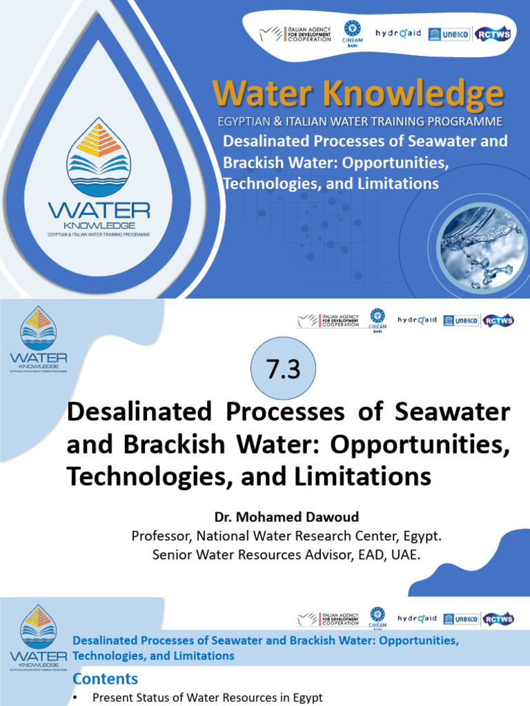 Desalination | PDF | Desalination | Water Resources