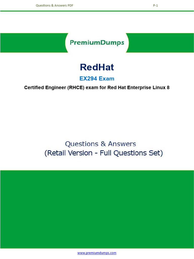EX294 Questions & Answers Guide | PDF | Web Server | Internet & Web
