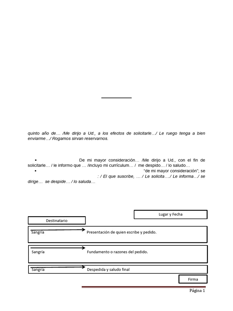 La Solicitud¿¿¿ | PDF
