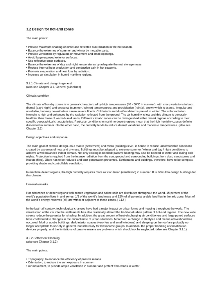 design for hot-dry | PDF | Building Insulation | Heat Transfer
