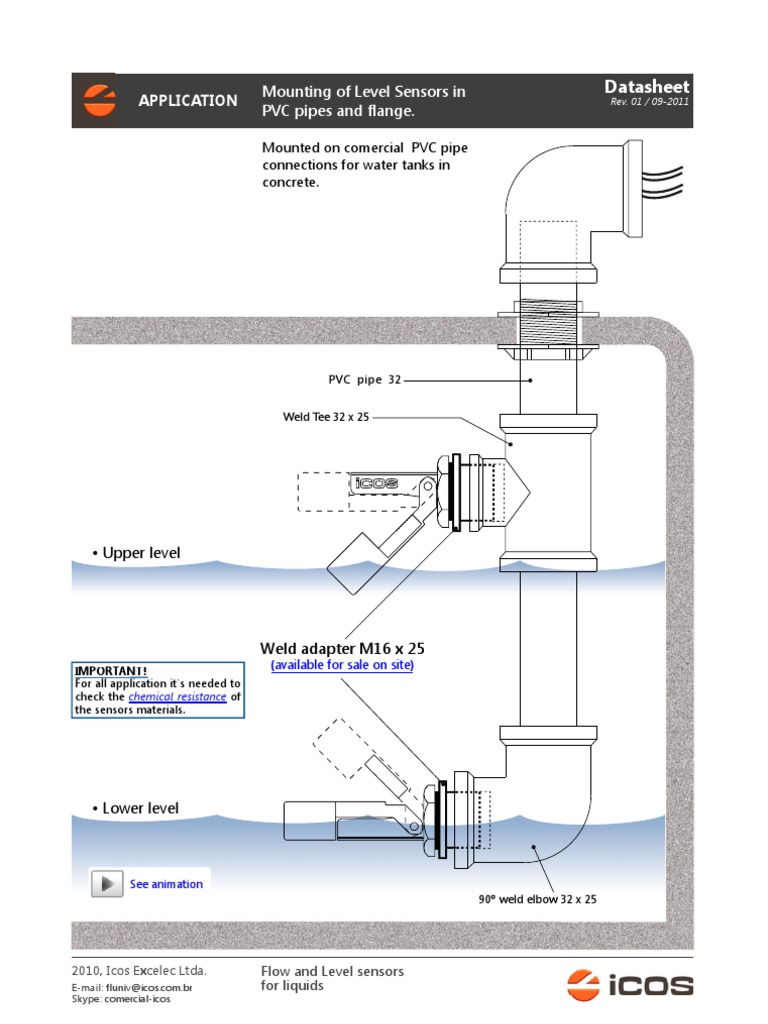 Level Control PVC Pipes Icos | PDF | Technology & Engineering