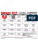 Elem Lunch Menu Feb 12