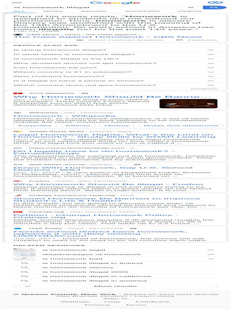 Is homework illegal google search pdf homework