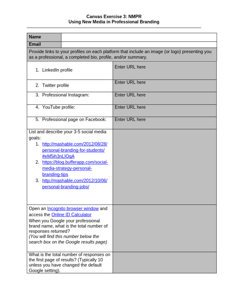 3 Canvas NMPR - Submission Form | PDF | Popular Culture & Media Studies ...