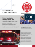 Firefighter Exam April 28, 2012