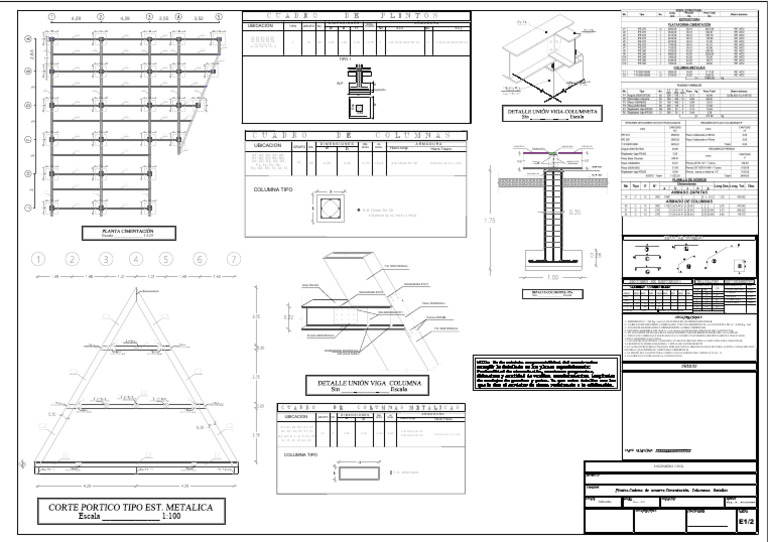 Planos de Cabaña Triangular Estructural | PDF | Materiales de construcción