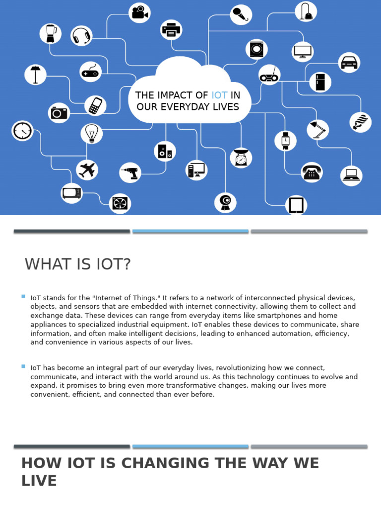 IoT's Transformative Impact on Daily Life | PDF | Internet Of Things ...
