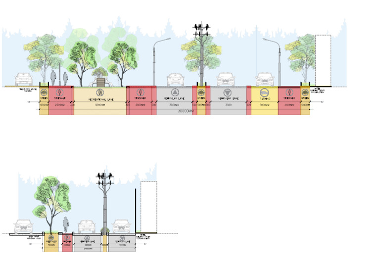 Road - Sections (1) - Existing A-A' | PDF