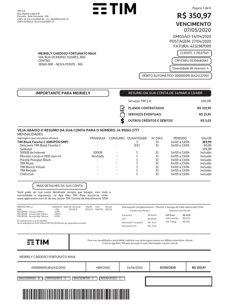 PDF Tim Digital in Voice Detail | PDF | Brasil