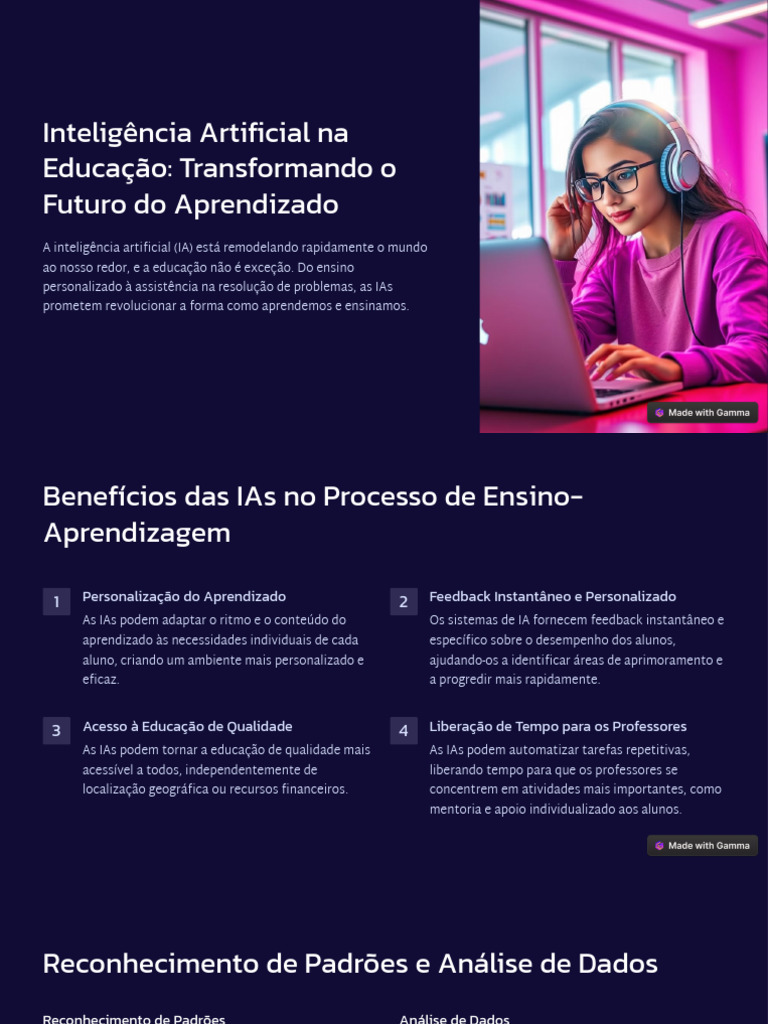 IA na Educação: Transformando Aprendizado | PDF | Inteligência ...