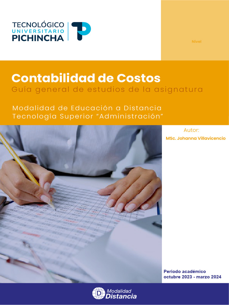 Guía de Contabilidad de Costos 2023 | PDF | Costo | Contabilidad
