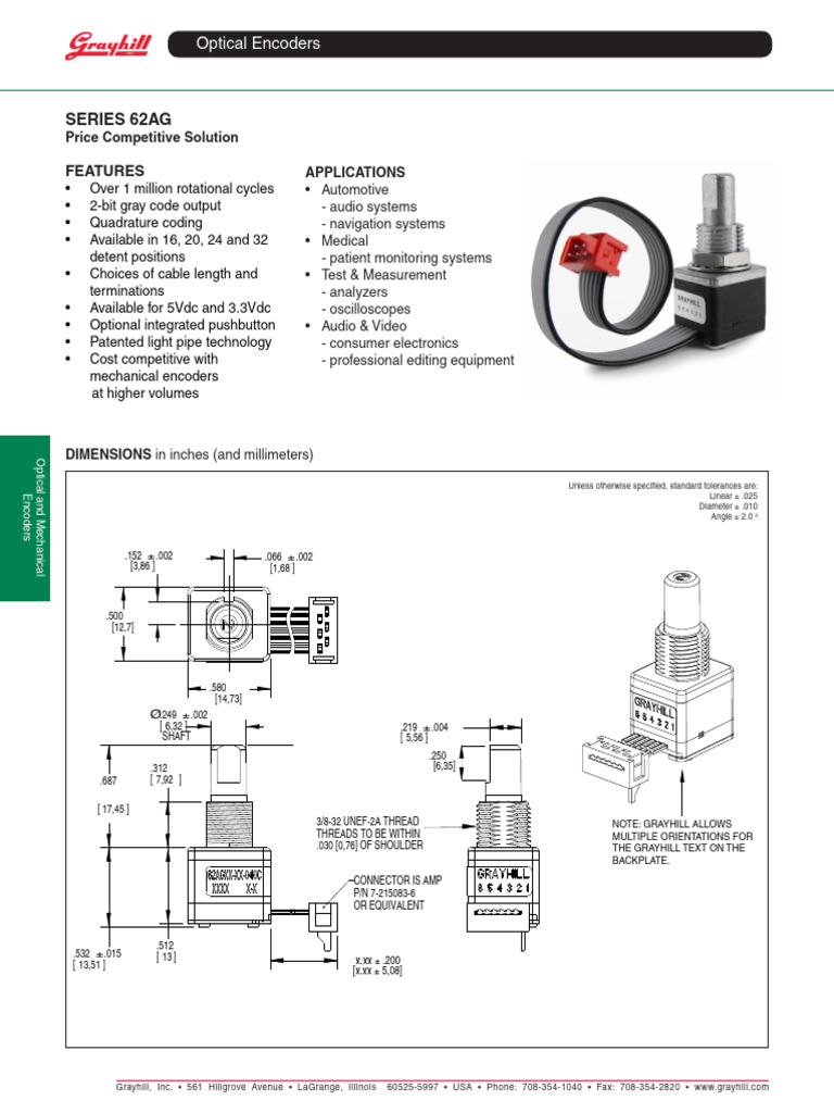 Optical Encoders for Engineers | PDF | Electrical Engineering | Electricity