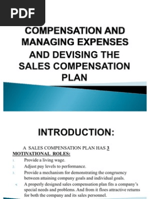 Compensation Plan