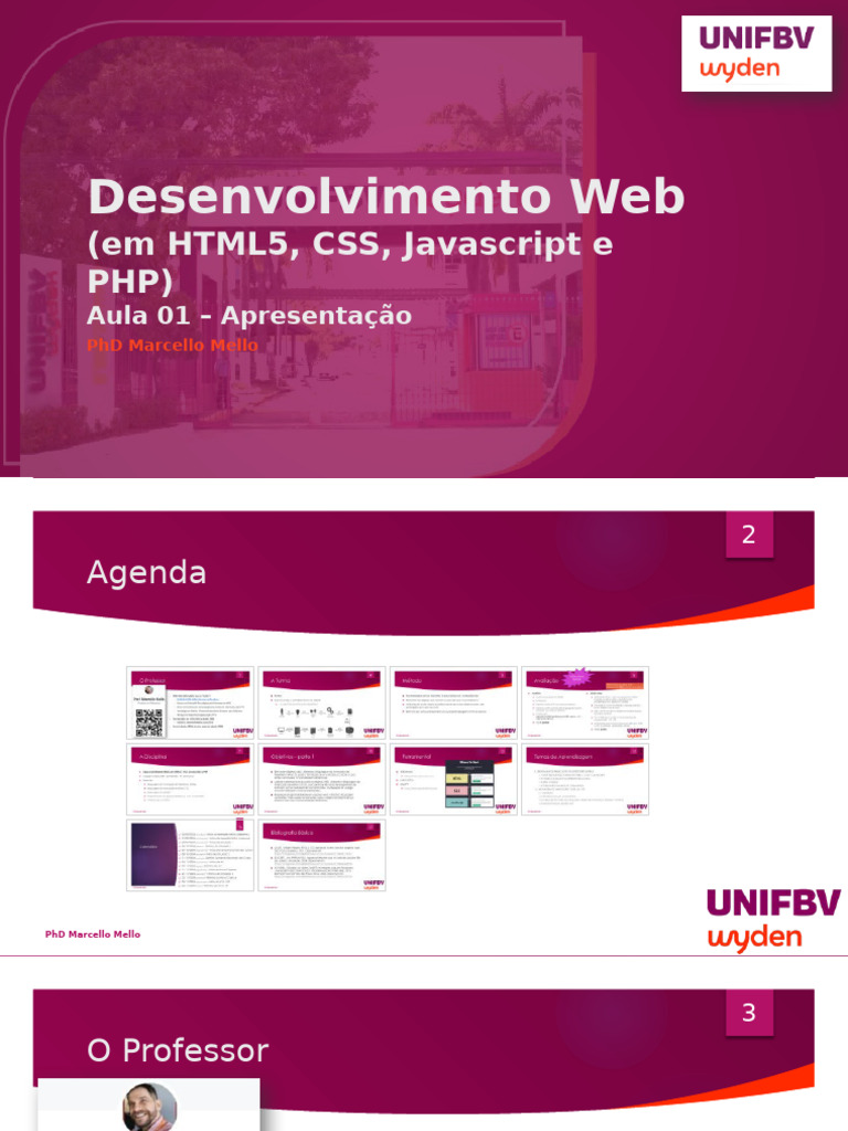 Curso de Desenvolvimento Web Completo | PDF | Script Java | Html5