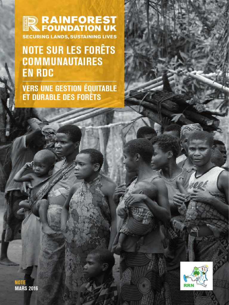 Gestion équitable des forêts communautaires RDC | PDF | Forêt ...