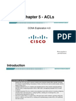 CCNA Exp4 - Chapter05 - ACLs