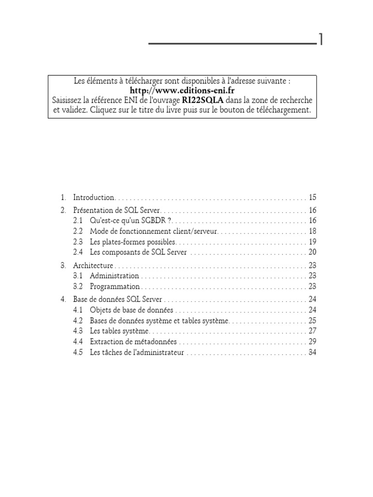 Administration de SQL Server 2022 | PDF | Sauvegarde (informatique ...