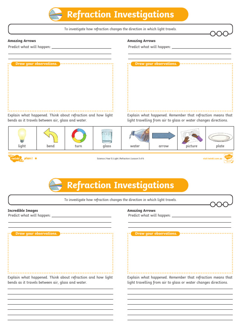 Understanding Light Refraction in Science | PDF | Refraction | Light