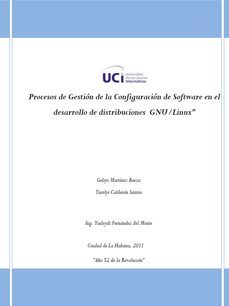 Gestion de la configuracion de sofrware (GCS) | PDF | Software ...