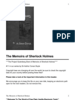 The Memoirs of Sherlock Holmes