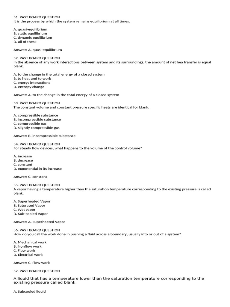 Engineering Exam Prep Questions | PDF | Pressure | Liquids
