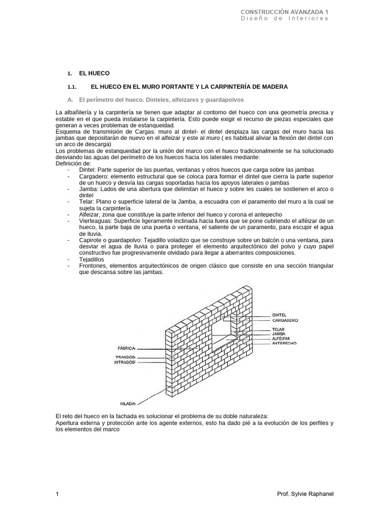 UD 03 Parte III EL HUECO Ampliación Apuntes | PDF | Lentes | Ventana