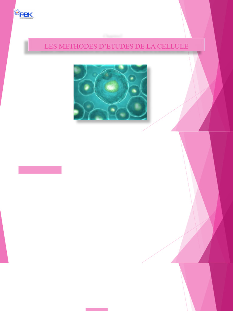 Méthodes d'Étude de la Cellule en Biologie | PDF | Cellule (Biologie ...