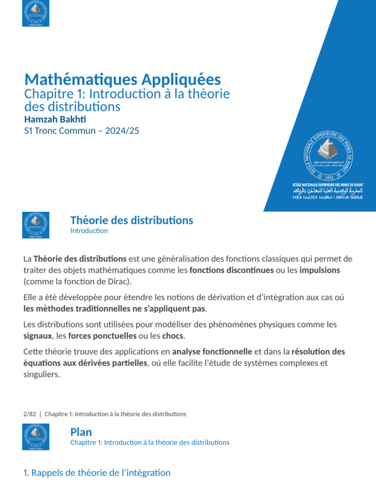 Introduction à la théorie des distributions | PDF | Distribution ...