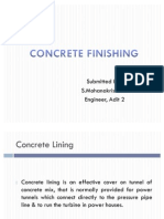 Concrete Finishing