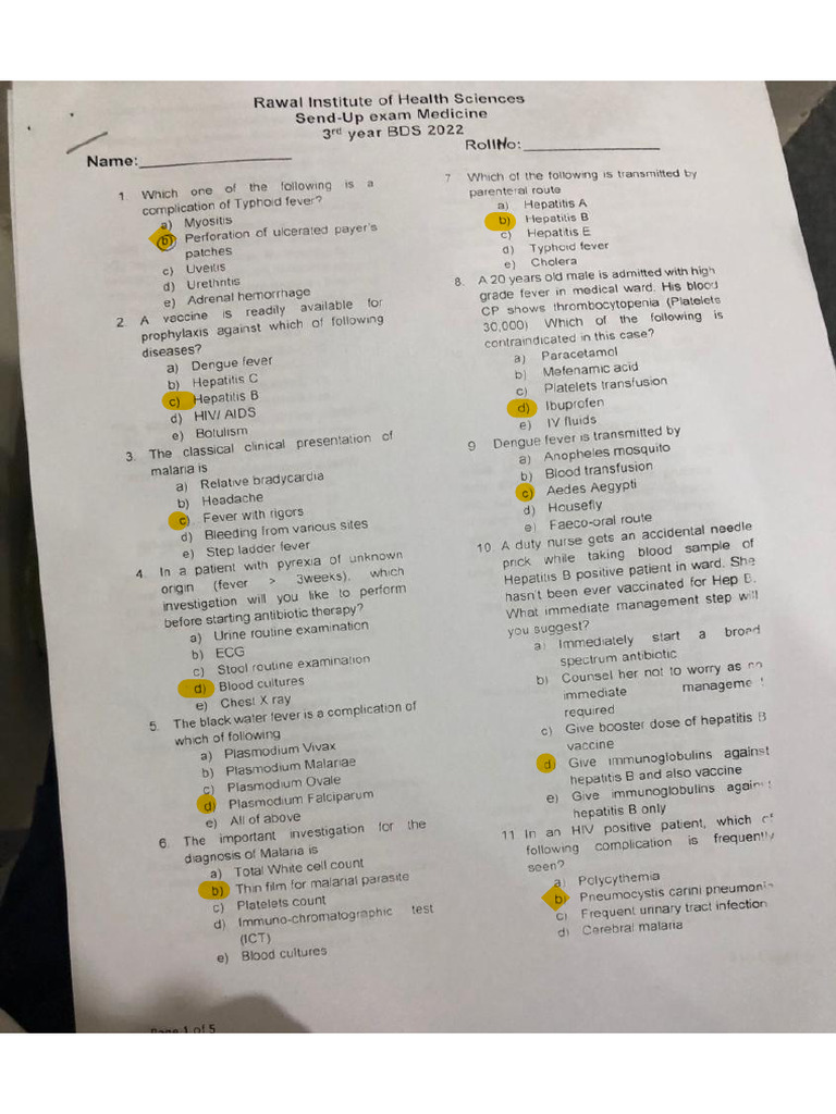 Rawal Send Up Solved | PDF